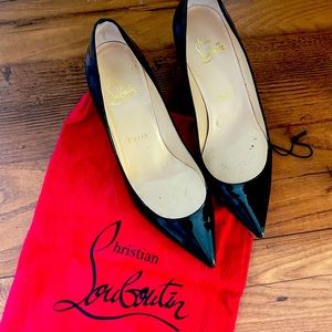 Classic Christian Louboutin kitten heel version, Size 36